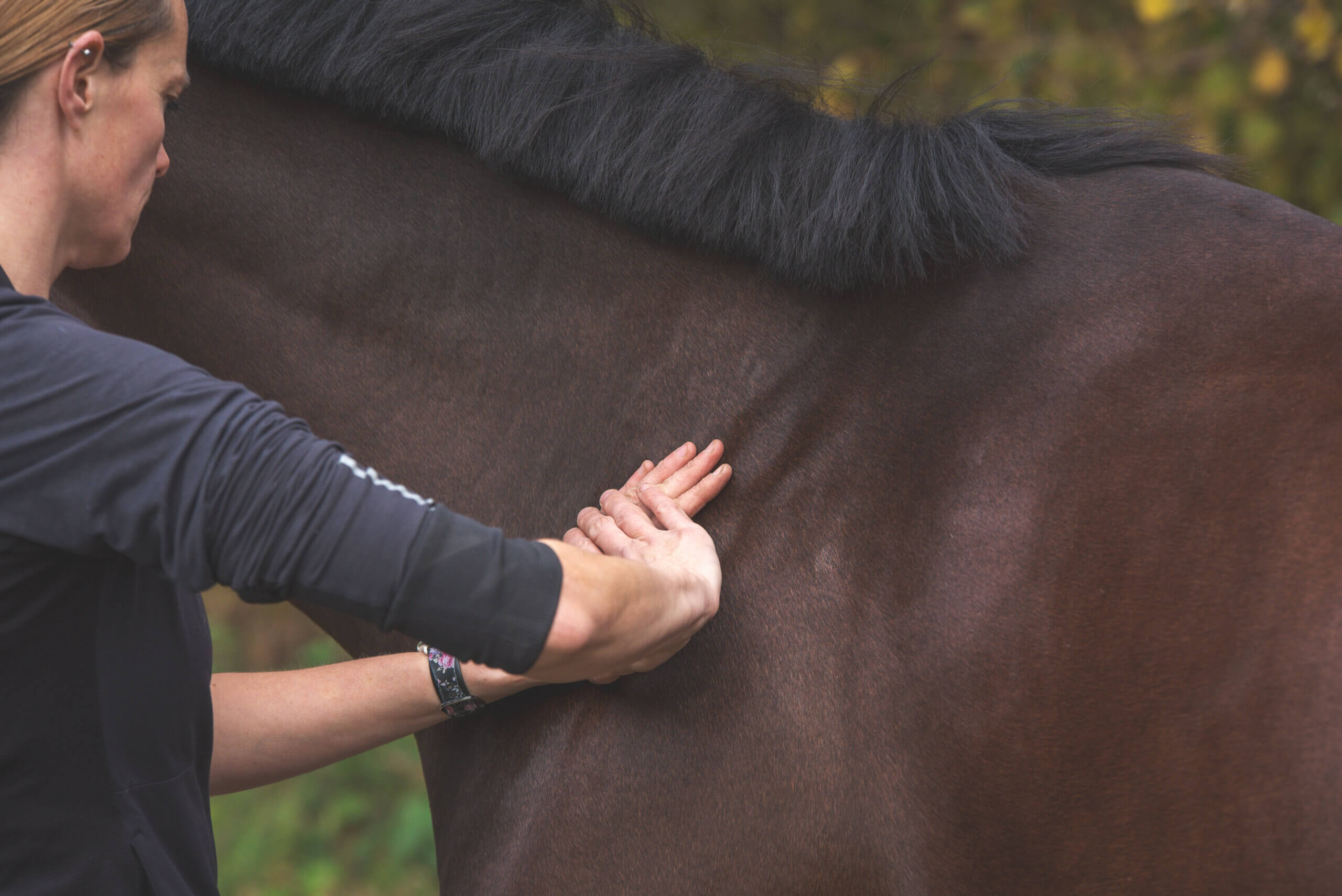In rust genieten van een zachte massage en in rust herstellen